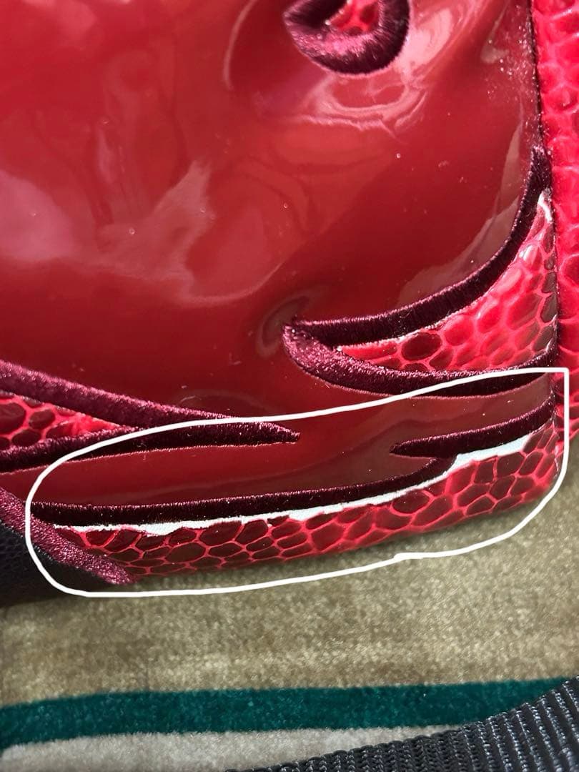 ダンスウィズドラゴン　ボストンバックショルダー付レッド