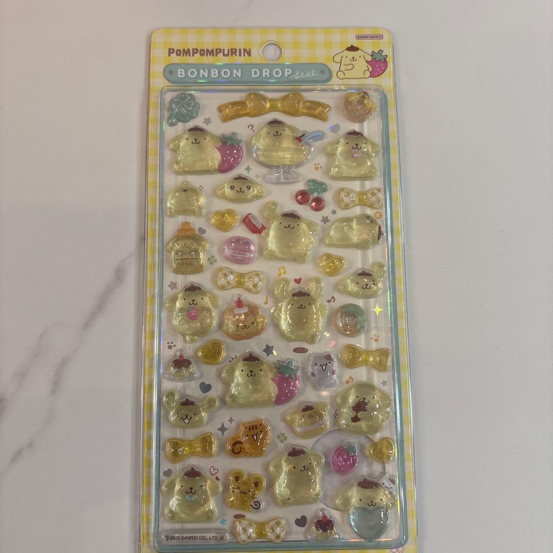 お値下げ中！正規品サンリオボンボンドロップシール全種 mini全種