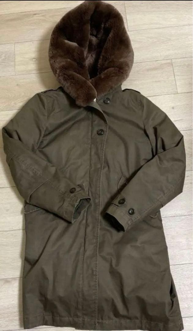 ウールリッチ　ダウン　レッキスファー コート　IENA