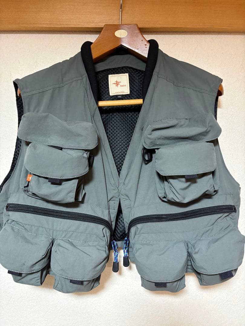 Foxfire フィッシングベスト Lサイズ グレー