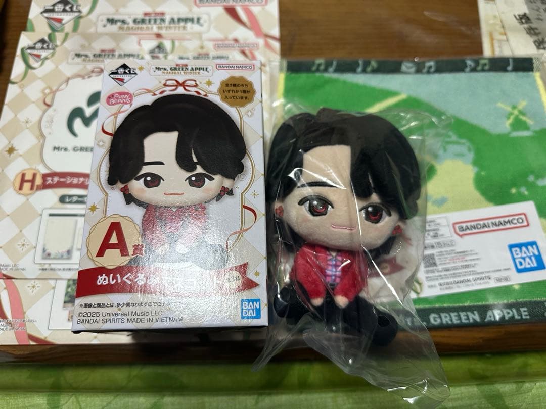 一番くじ Mrs. GREEN APPLE A賞　大森元貴➕下位賞4点