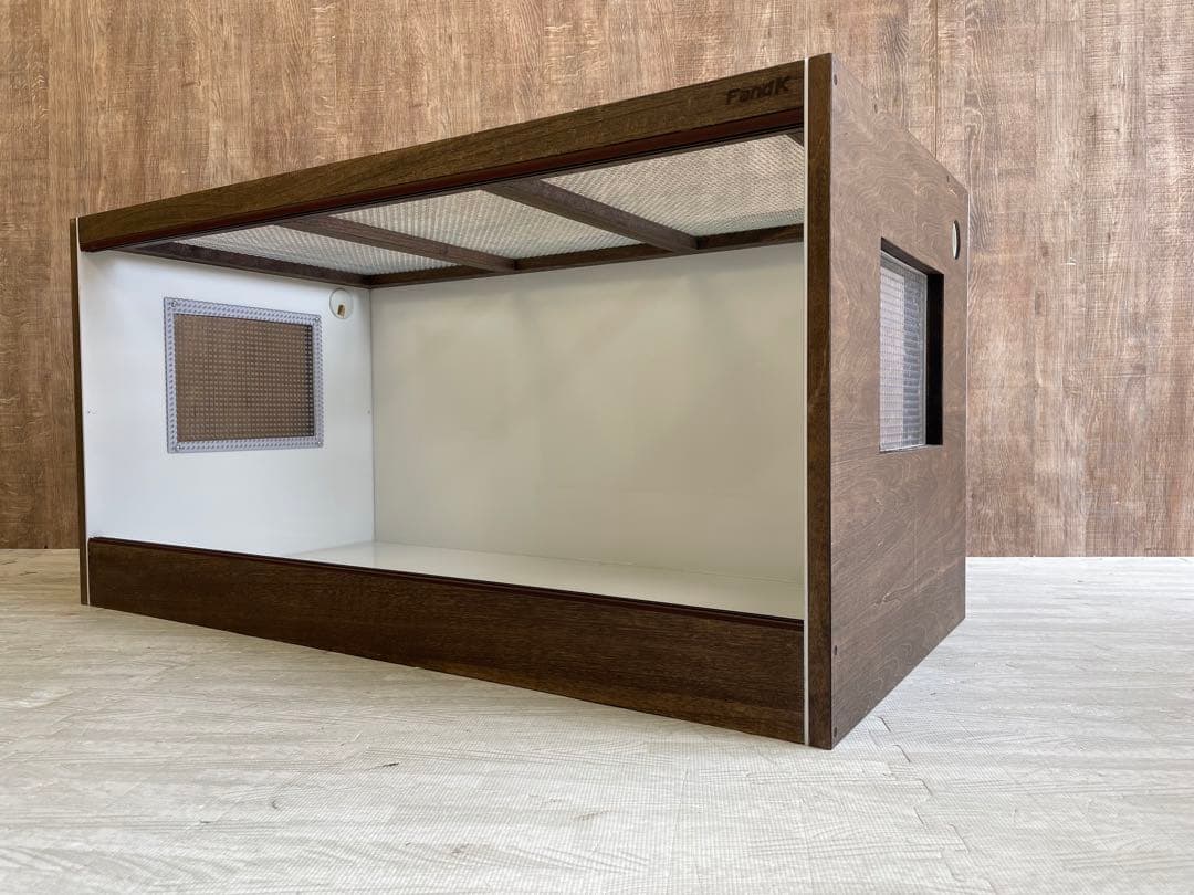 ＦandＫ爬虫類木製ケージ　スタンダード防水仕様　900×450×450