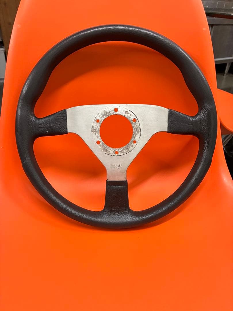 momo ステアリング　モモ　ベローチェ　シルバースポーク　34パイ　旧車　昭和