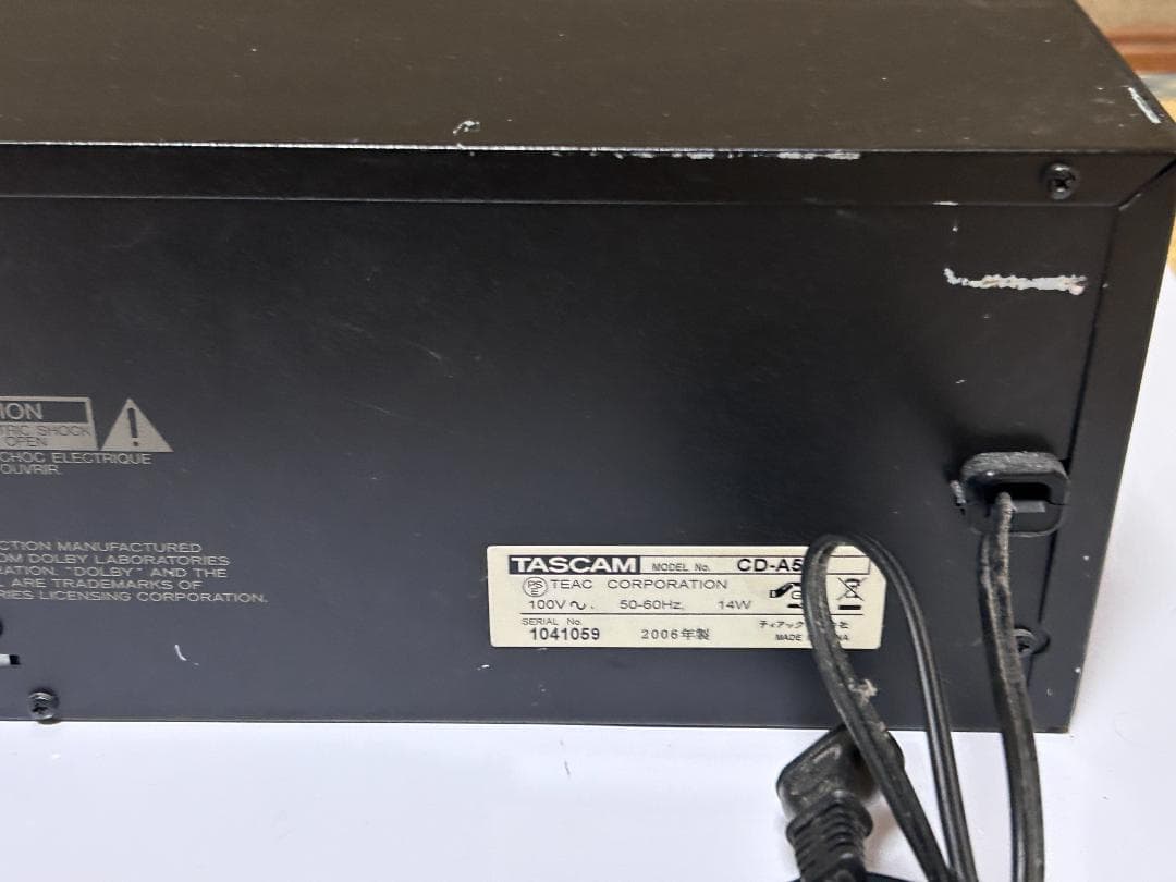 火*）様 TASCAM CD-A500 CD・カセットデッキ