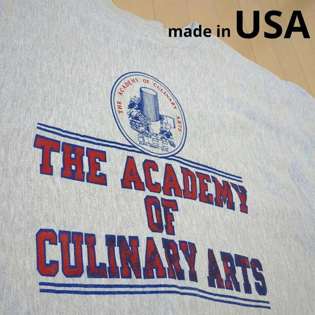 r*y様 【90s 刺繍タグ】4段ラバープリント カレッジスウェット リバースウ