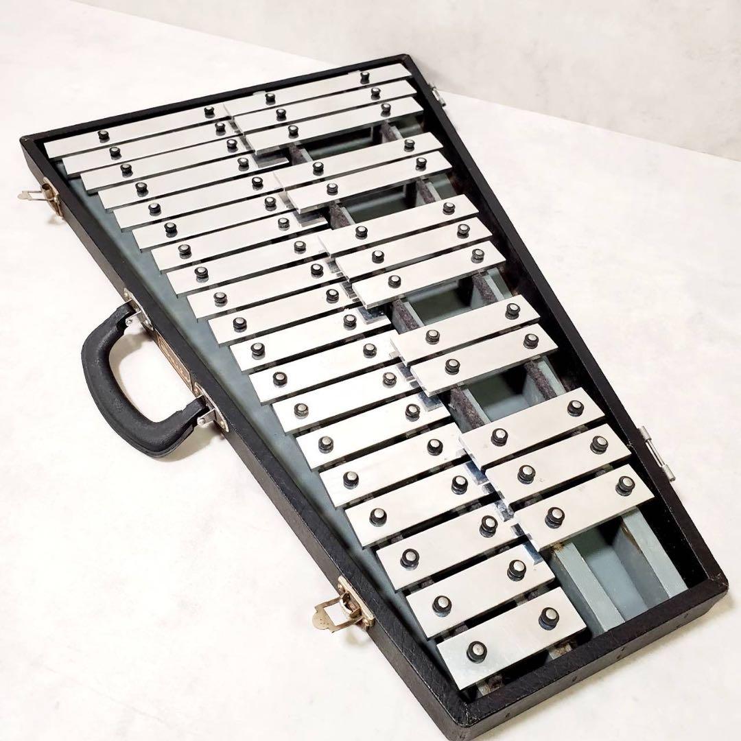 Saito サイトウ グロッケン 鉄琴 32鍵 ハードケース マレット付