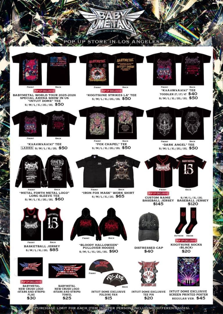 新品 INTUIT DOME 限定 ロンT BABYL FORTH US