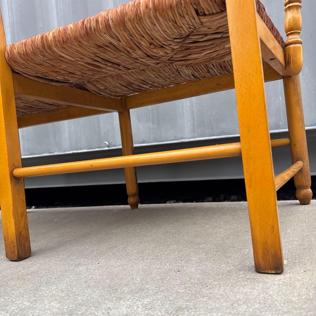 フランスアンティーク ダブルベンチ フレンチシャビー ヴィンテージ ブナ材