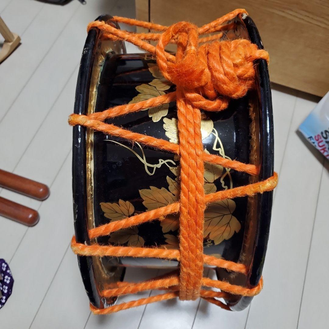 期間限定値引き 和太鼓 直径約35cm 持ち運びセット 色々バチ付き