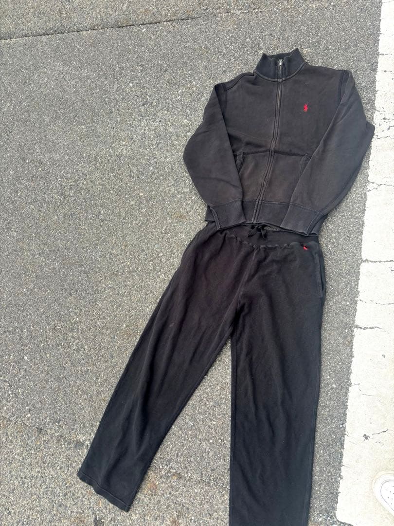 [希少品]Polo Ralph Lauren ブラック セットアップ