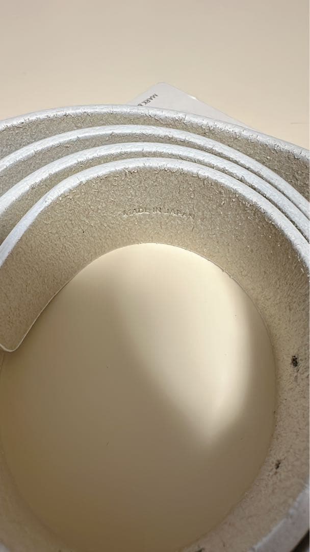 新品未使用❤️MARK&LONA ホワイトベルト