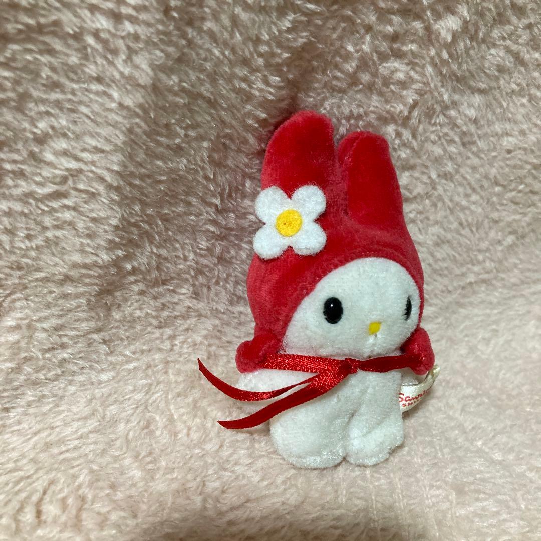 マイメロディ　ぬいぐるみ　10×5×4