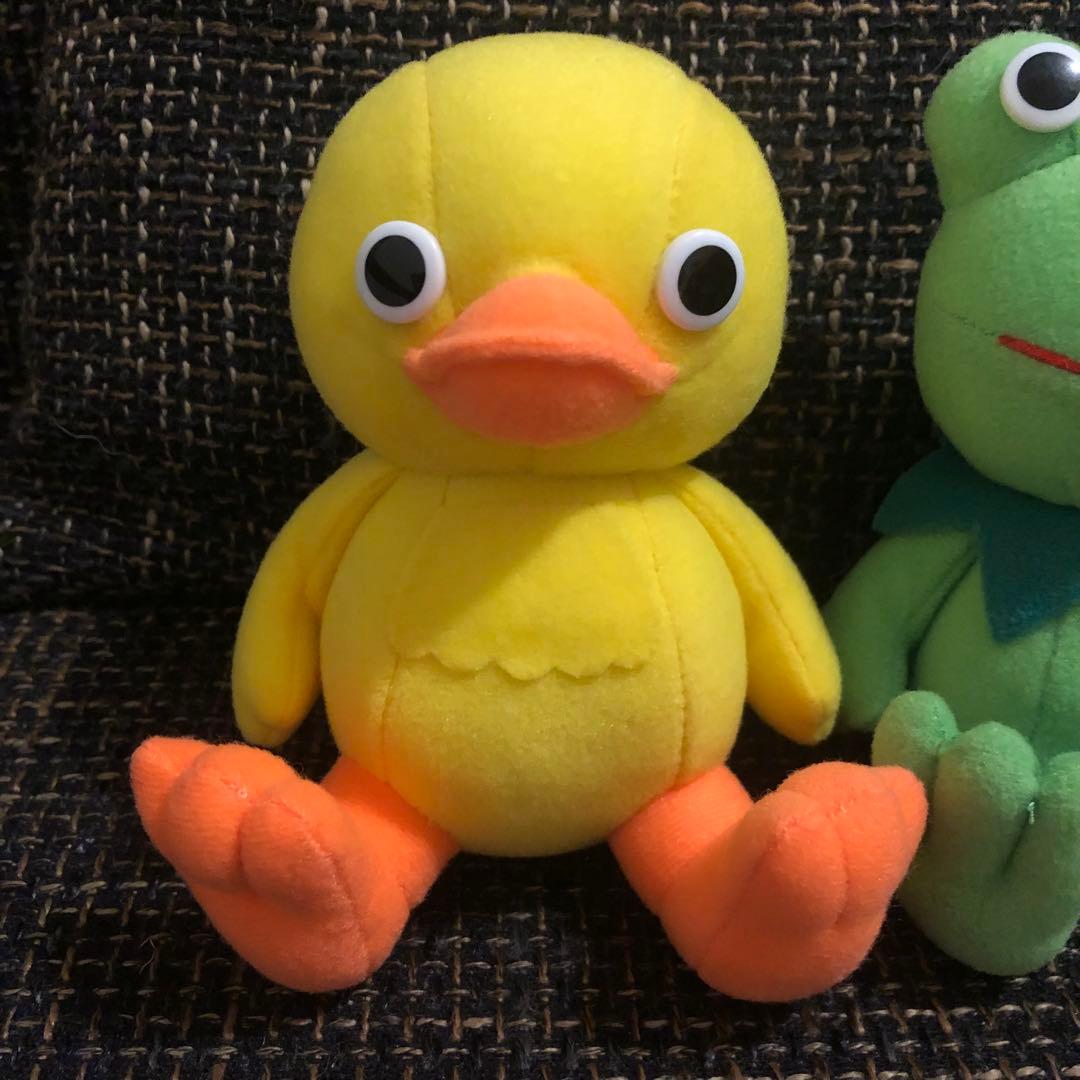 セット　ガーコとケロタン　ぬいぐるみ　レトロ　アヒル　カエル