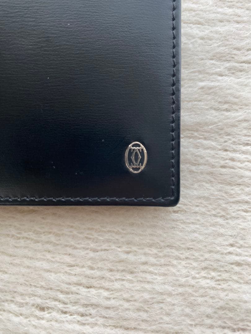 Cartier ブラック レザー 名刺入れ