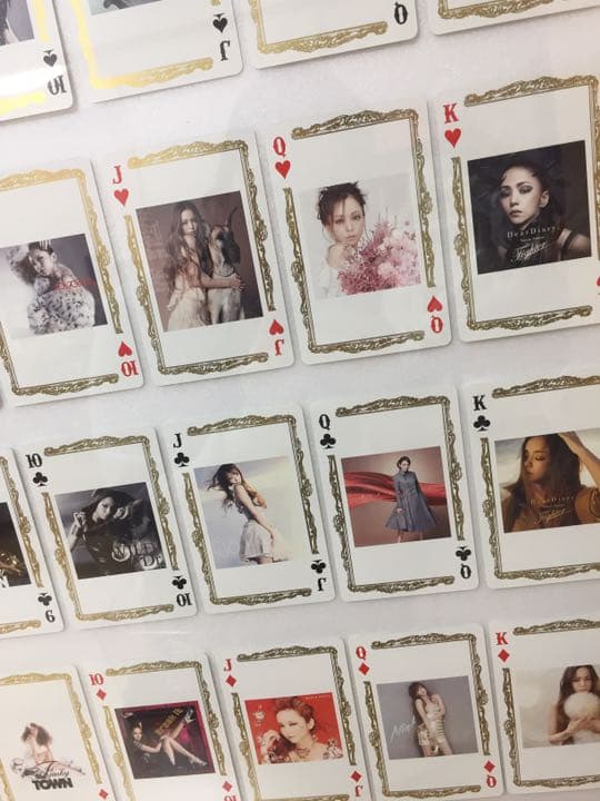 安室奈美恵 公式トランプ フレーム インテリア