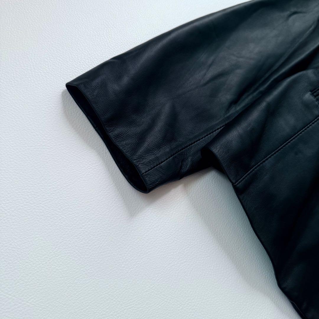 未使用に近い✨サイズ44✨23区 中村アン着用　ラムレザージャケット　黒　希少