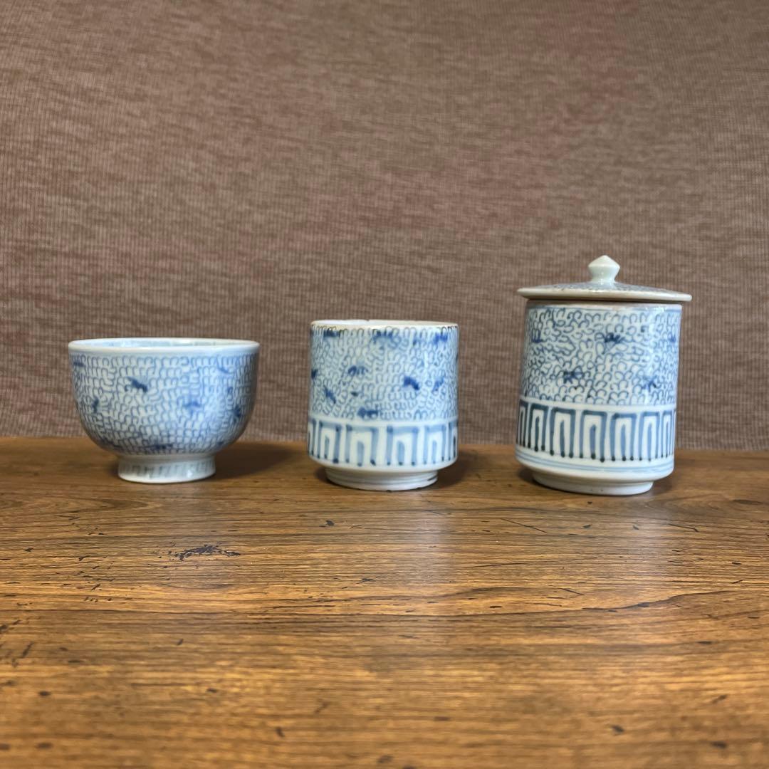 微塵唐草3点セット(バラ売り不可)