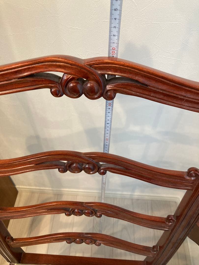 高級　アダムスタイル　デザイン　クラシックスタイル 木製椅子