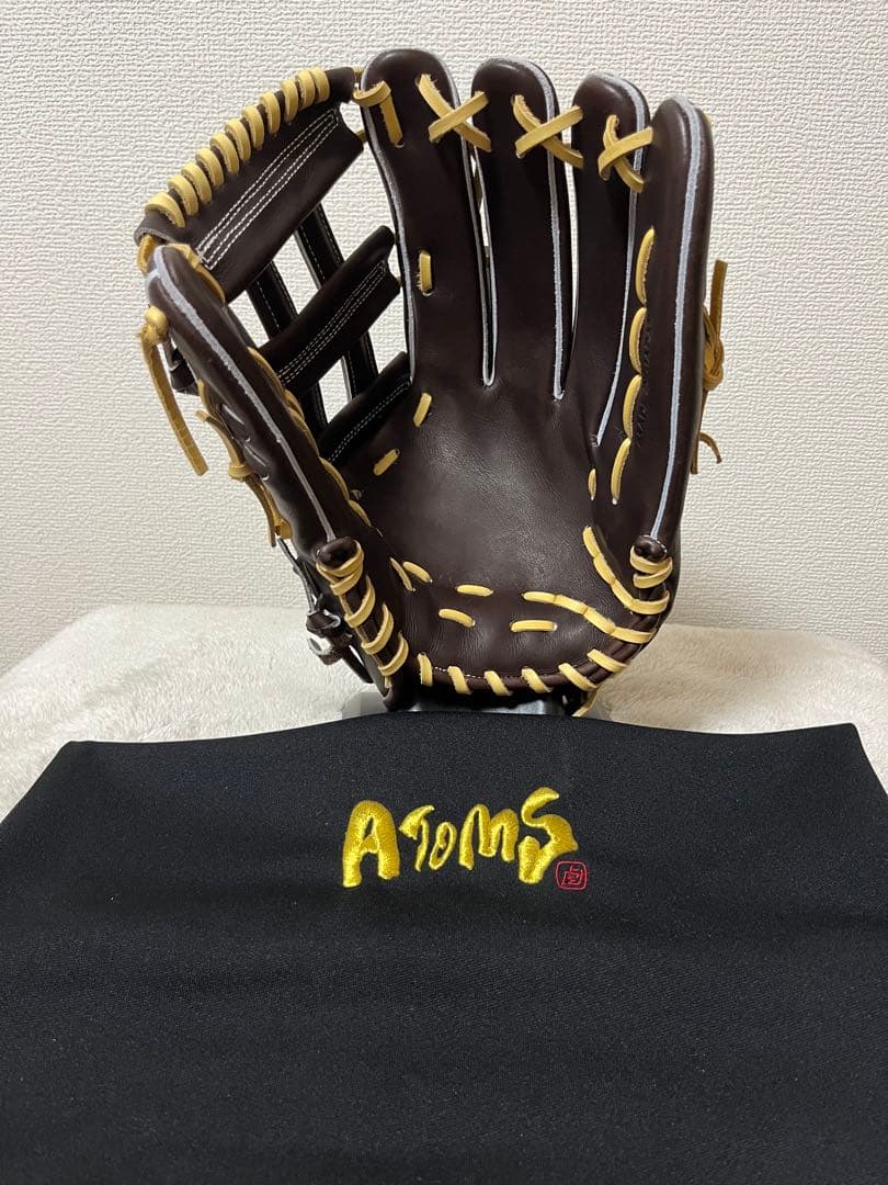 アトムズ　ATOMS　硬式　外野手用　グローブ