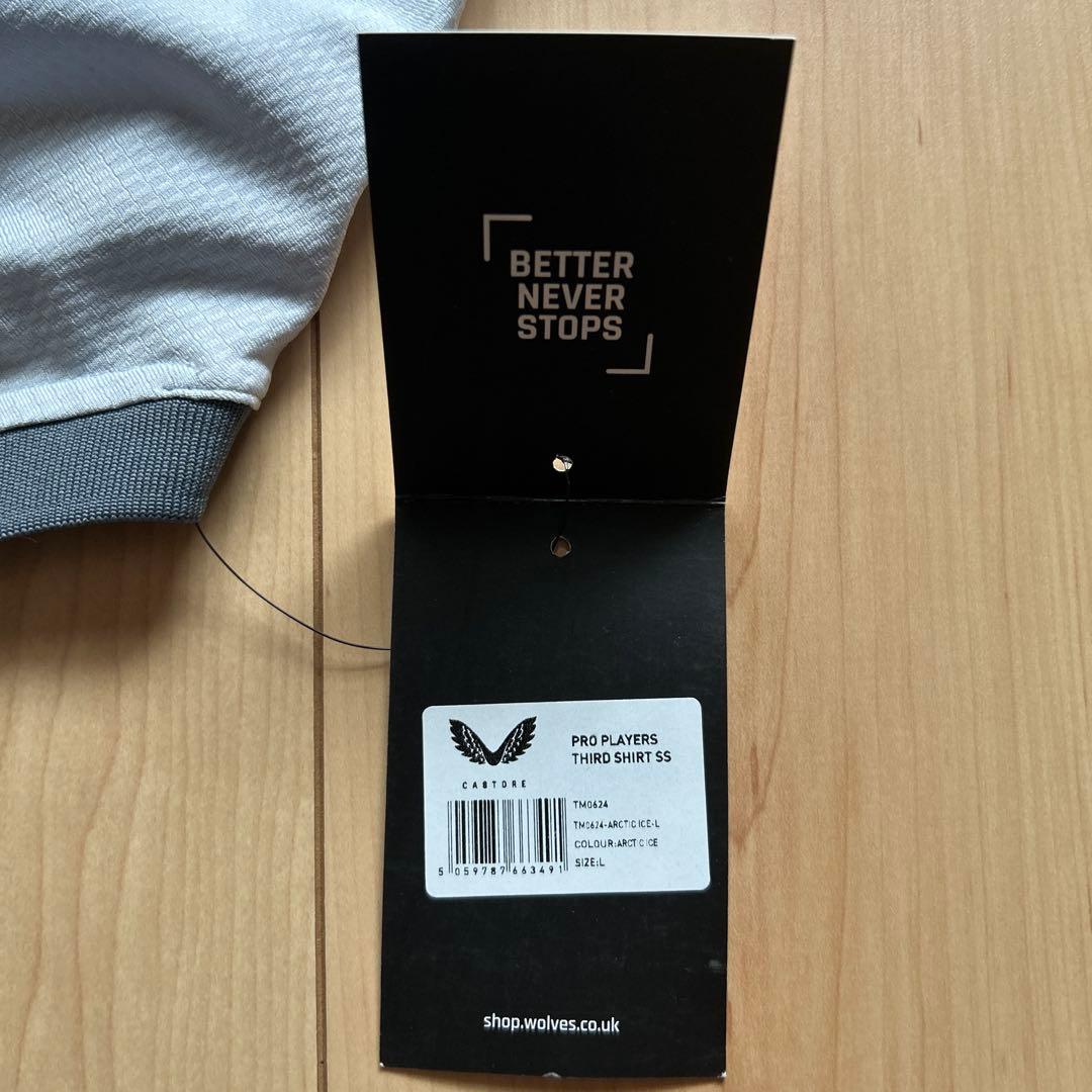 正規品新品☆ウルブス22/23サードオーセンティックユニフォームLサイズ