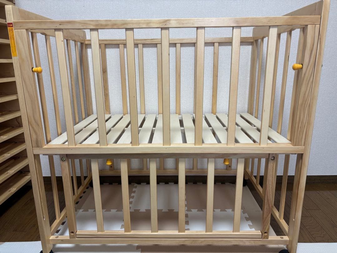 美品　ミニベビーベッド