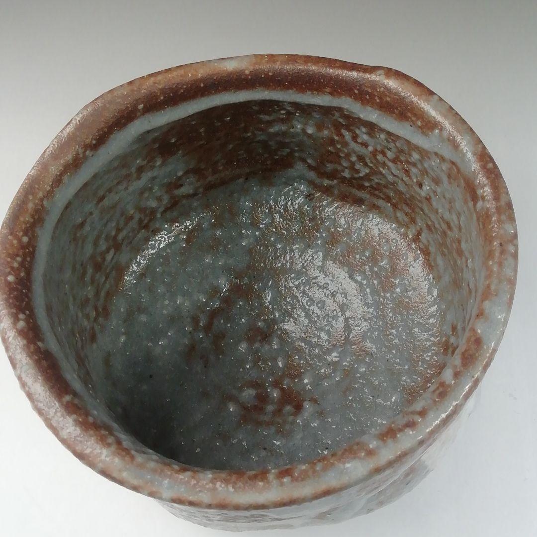 Ｔ４９２　茶碗　『鼡志野』『土渕善丕氏 造』　共箱　抹茶碗　茶道具