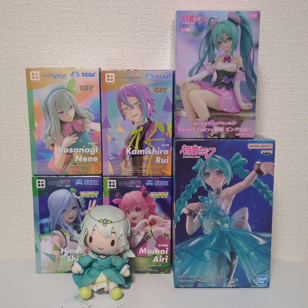 新品☆初音ミク フィギュアセット＆ぬいぐるみ