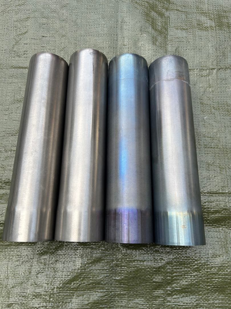 ポモリー薪ストーブ用チタンパーツ4本セット