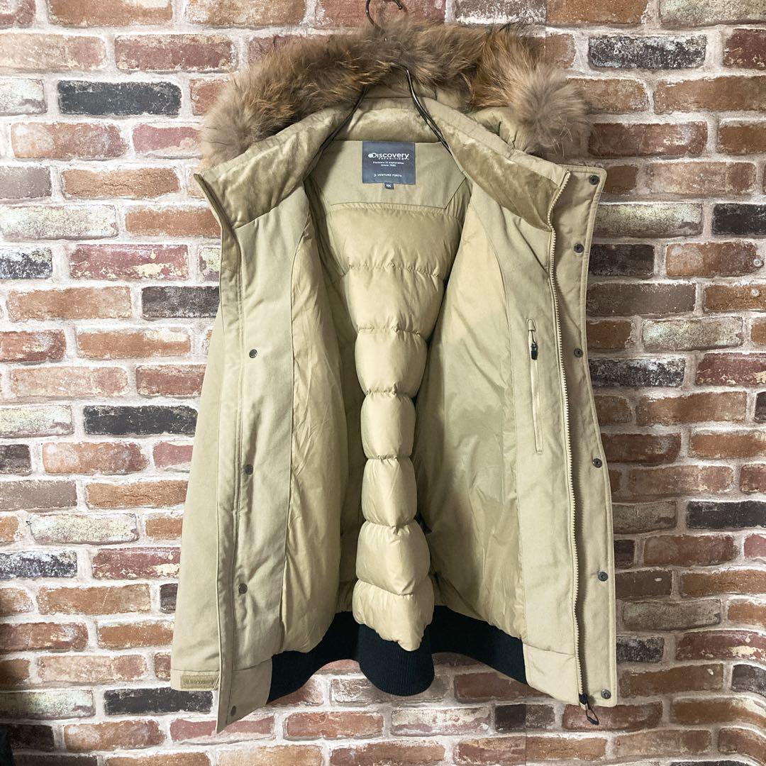 《希少》ディスカバリー　discovery ダウンジャケット　ファー付き　XL