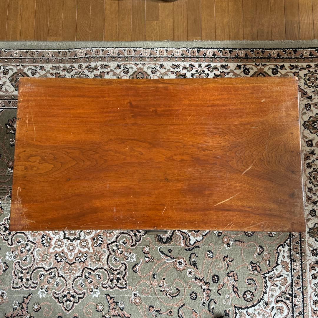 旧家蔵(清時代)樟木？黄花梨？貴重家具大木箱　蔵書画大木箱　珍しいコレクション