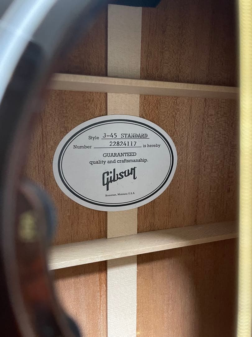 【新古品】gibson J-45 standard 2024製