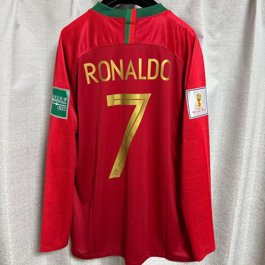 ロナウド　ユニフォーム　ポルトガル代表　ワールドカップ　ハットトリック　長袖