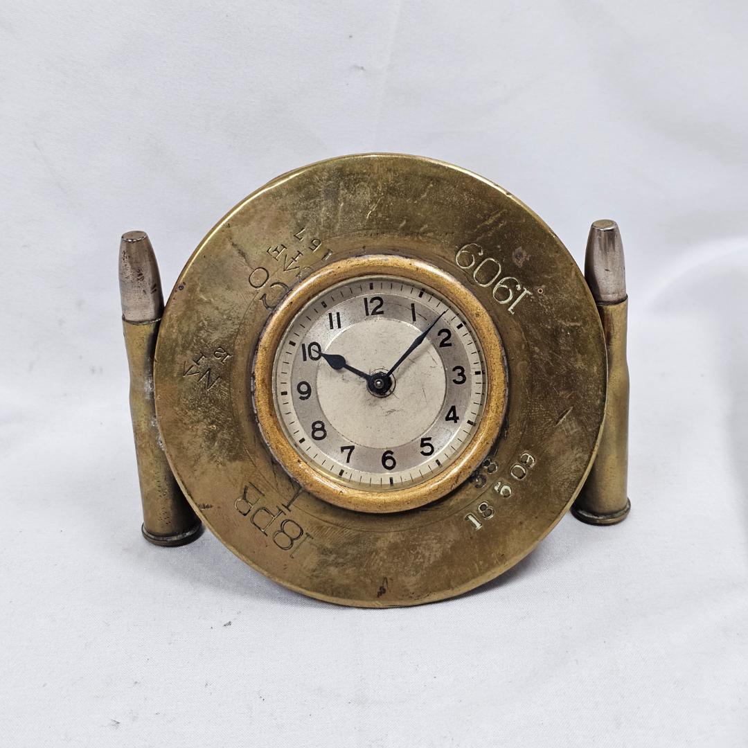 【希少】顕微鏡+1900年代 デッドストック 目覚まし時計 ジャンク品