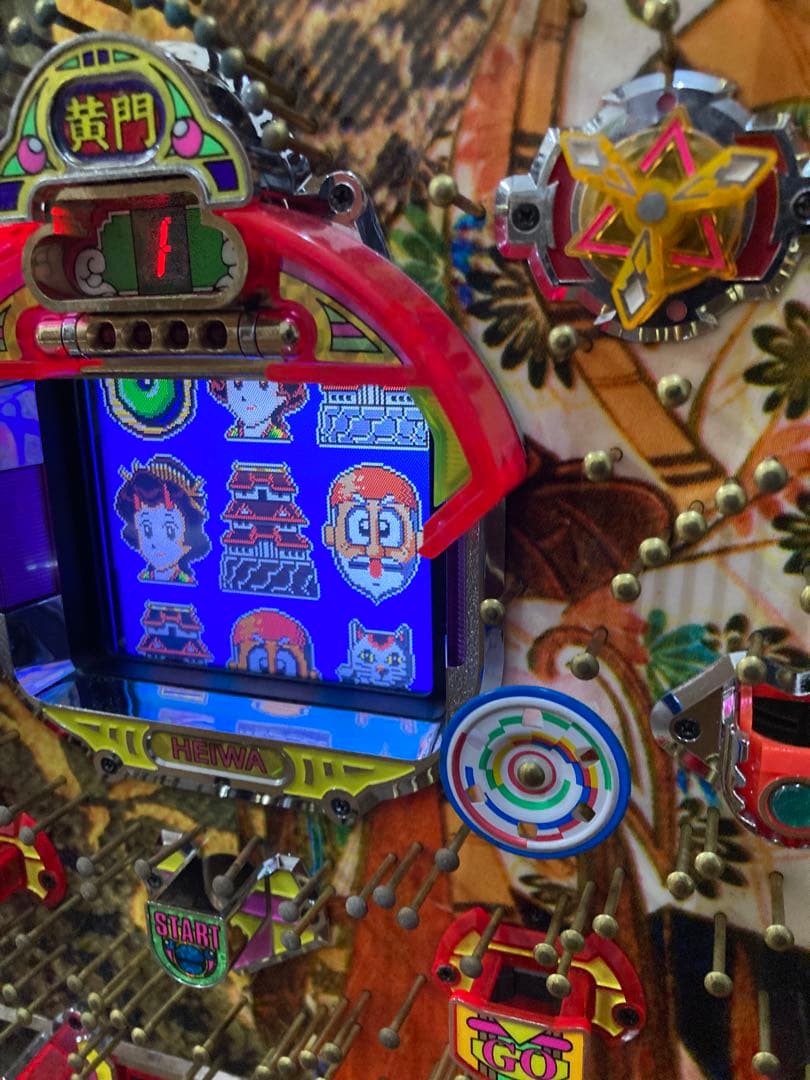 名機!! 平和 CR 黄門ちゃま2 セル基盤型 卓上パチンコ パチンコ実機