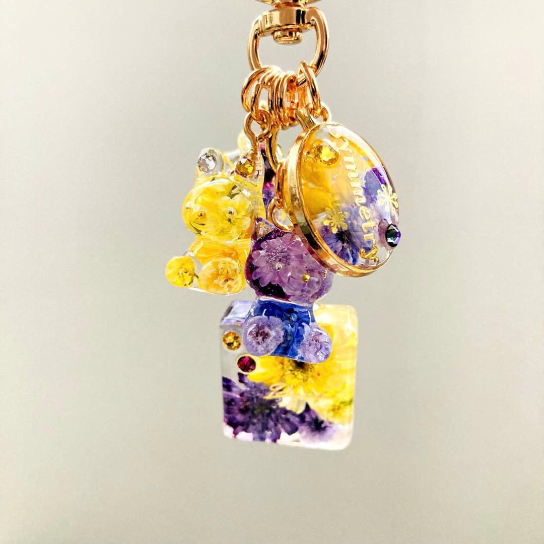 なおページ　Man名入れレジンキーホルダー、チャーム9点