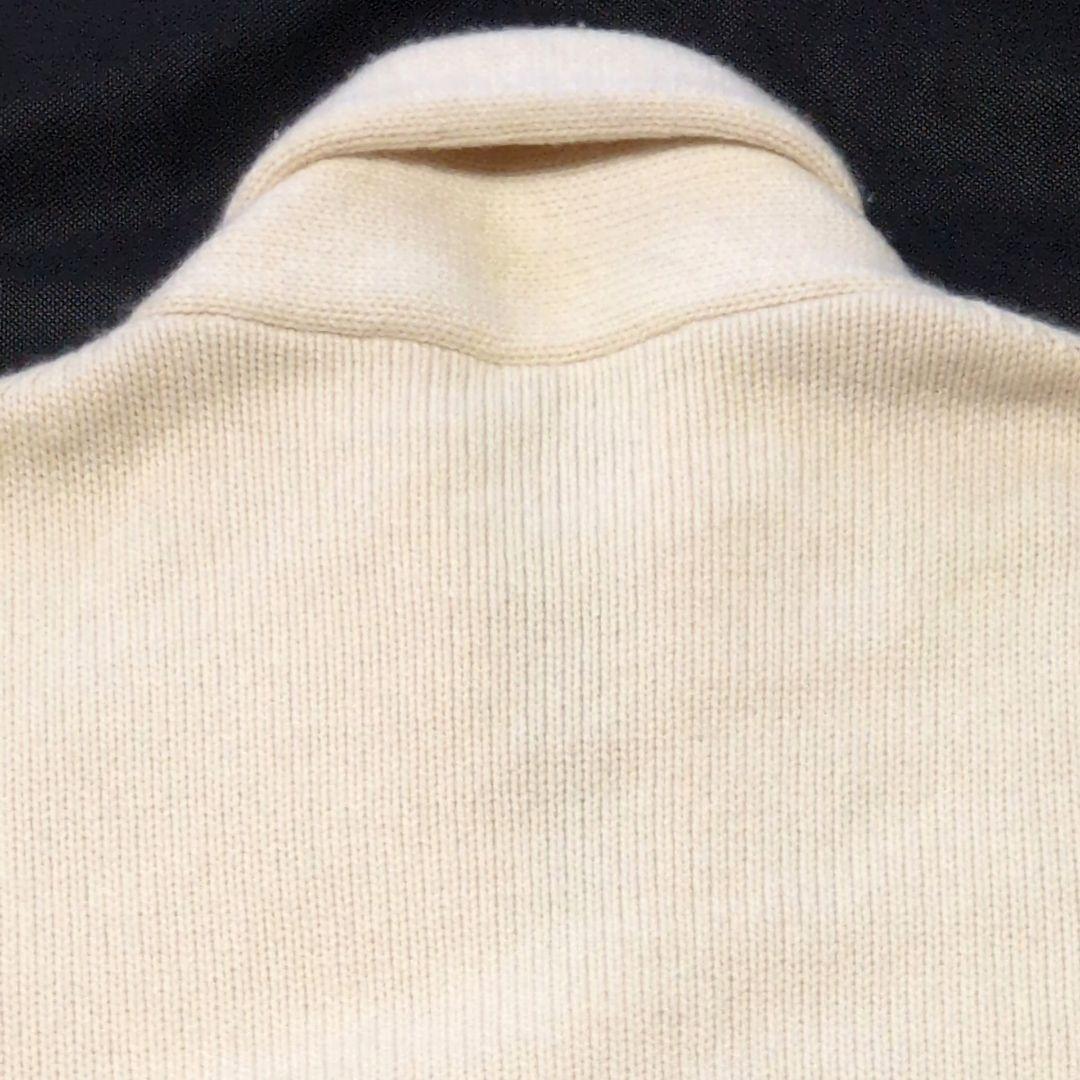 【美品】カシミヤ100%　ケーブルニットカーディガン