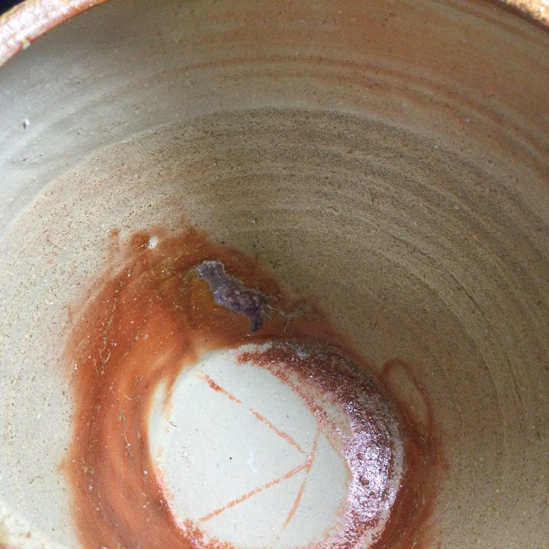 備前焼 水屋甕 大壷 渡辺聡作 花器 供箱付 AB5