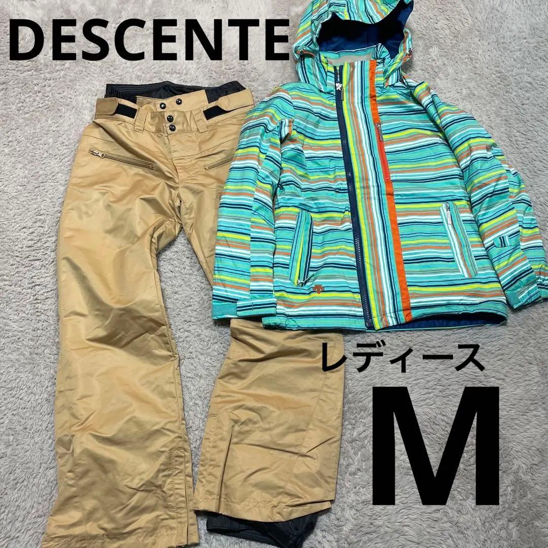一回使用　DESCENTE&ciderレディースMスノーボードウェア　デサント