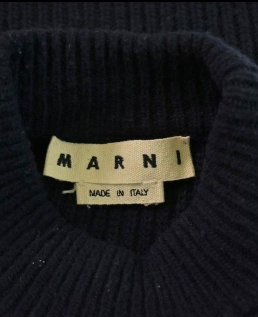 マルニ MARNI プルオーバー ローゲージ モックネック リブニット ベスト