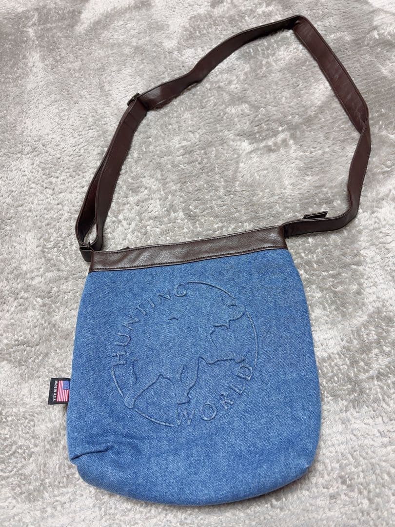 HUNTING WORLD デニムショルダーバッグ
