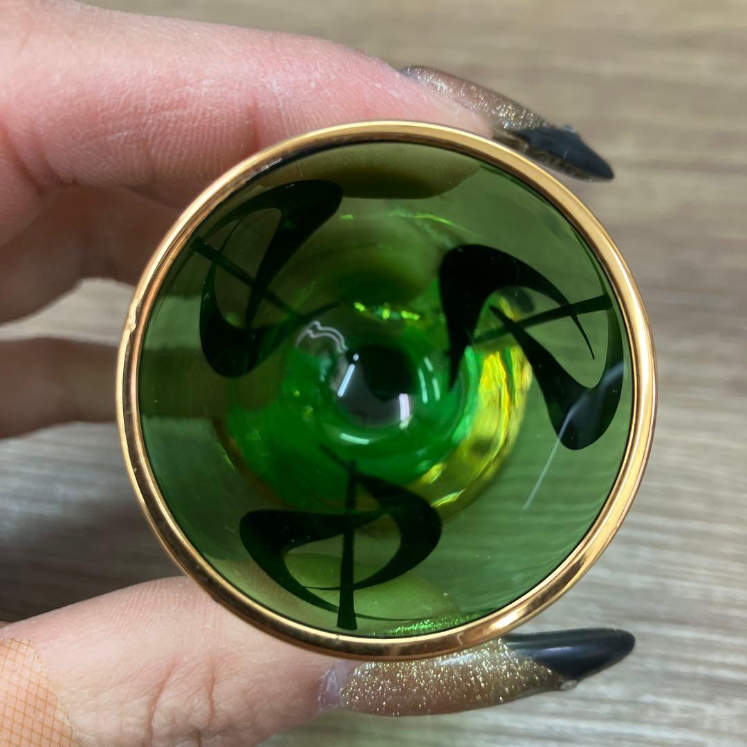 E-1 ボヘミアンガラス デキャンタ ショットグラス 6客セット 食器