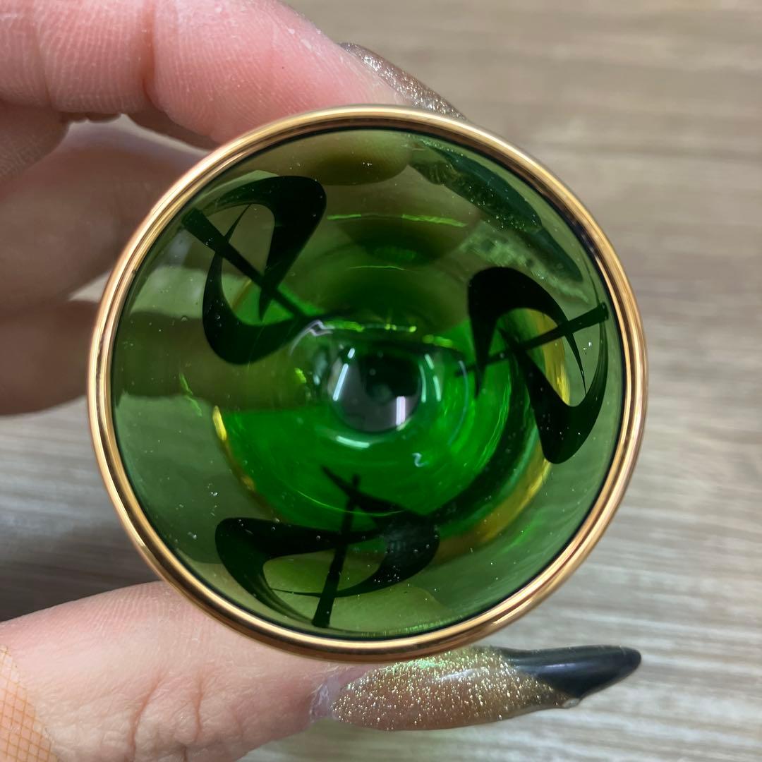 E-1 ボヘミアンガラス デキャンタ ショットグラス 6客セット 食器