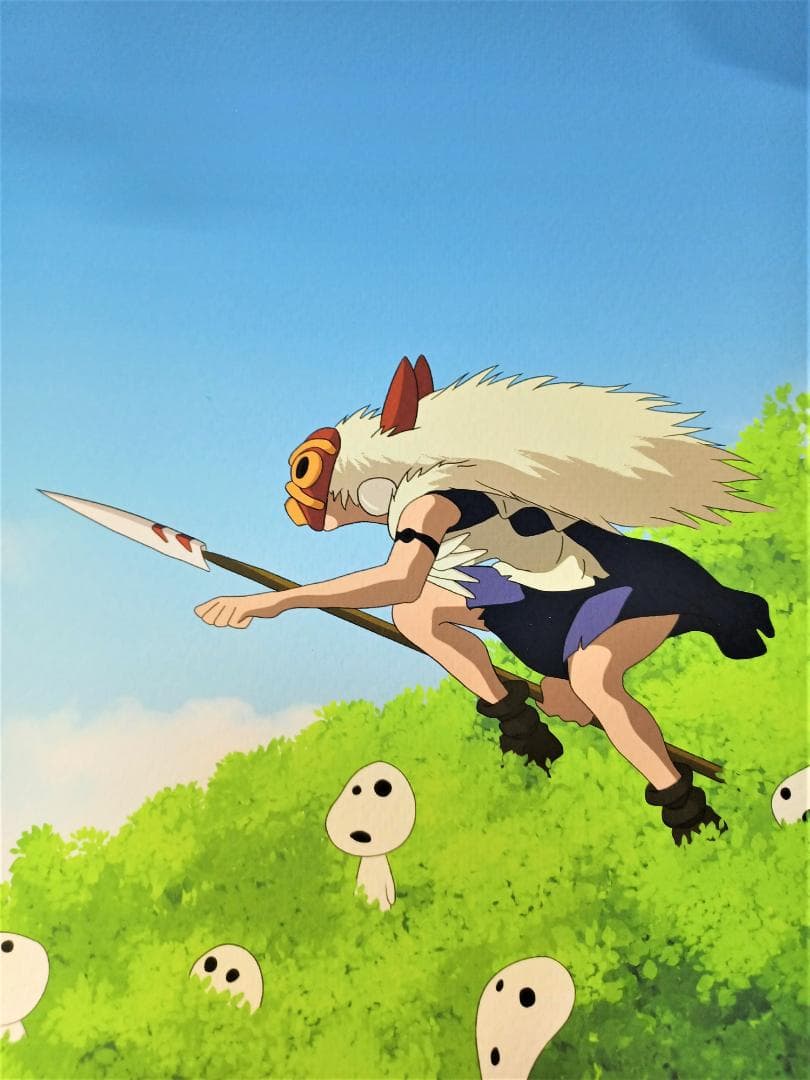 もののけ姫 スタジオ・ジブリ 200枚限定 アーティストプリント 　サン