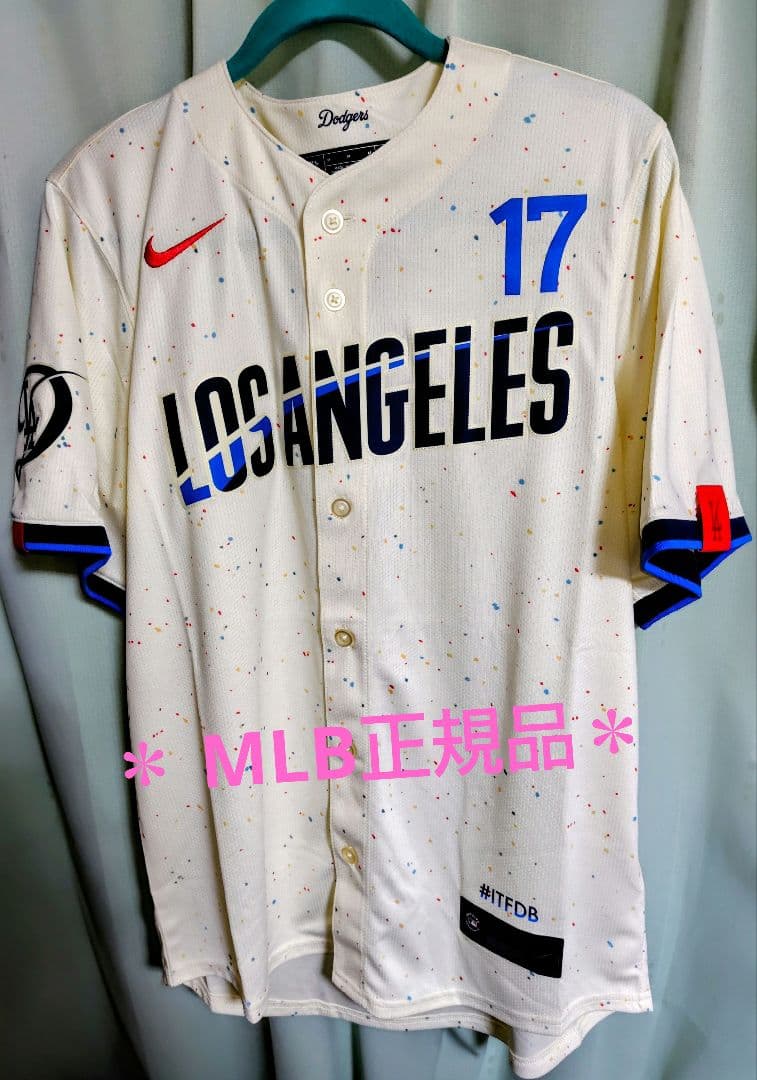★タグ付新品未使用★大谷翔平ドジャースシティコネクトユニフォーム MLB正規品