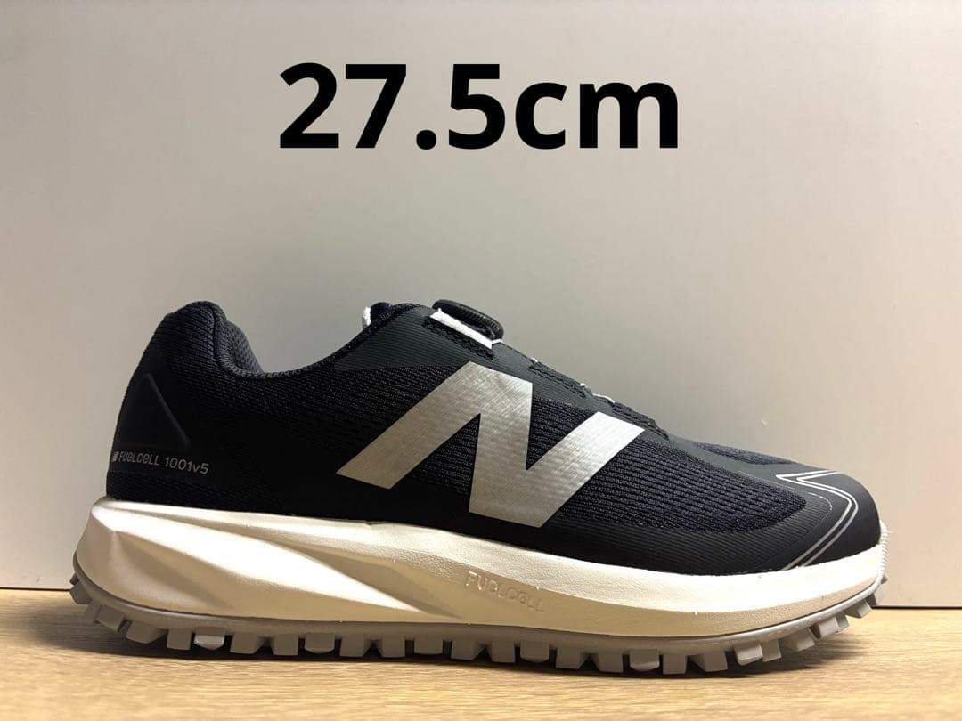 未使用 27.5cm 2E ニューバランスゴルフシューズUGS1001Fブラック