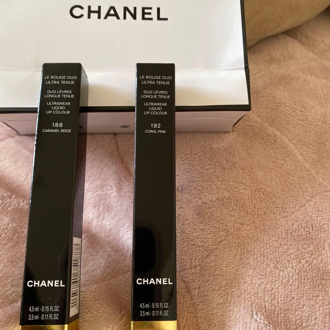 おまけ付き！ホリデー特別限定！CHANEL ルージュ デュオ ウルトラ トゥニュ