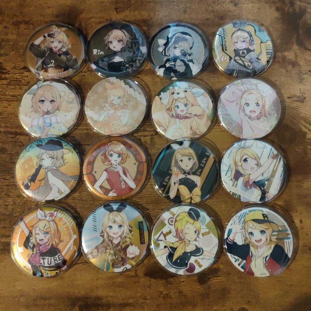 鏡音リン　39culture　缶バッジ