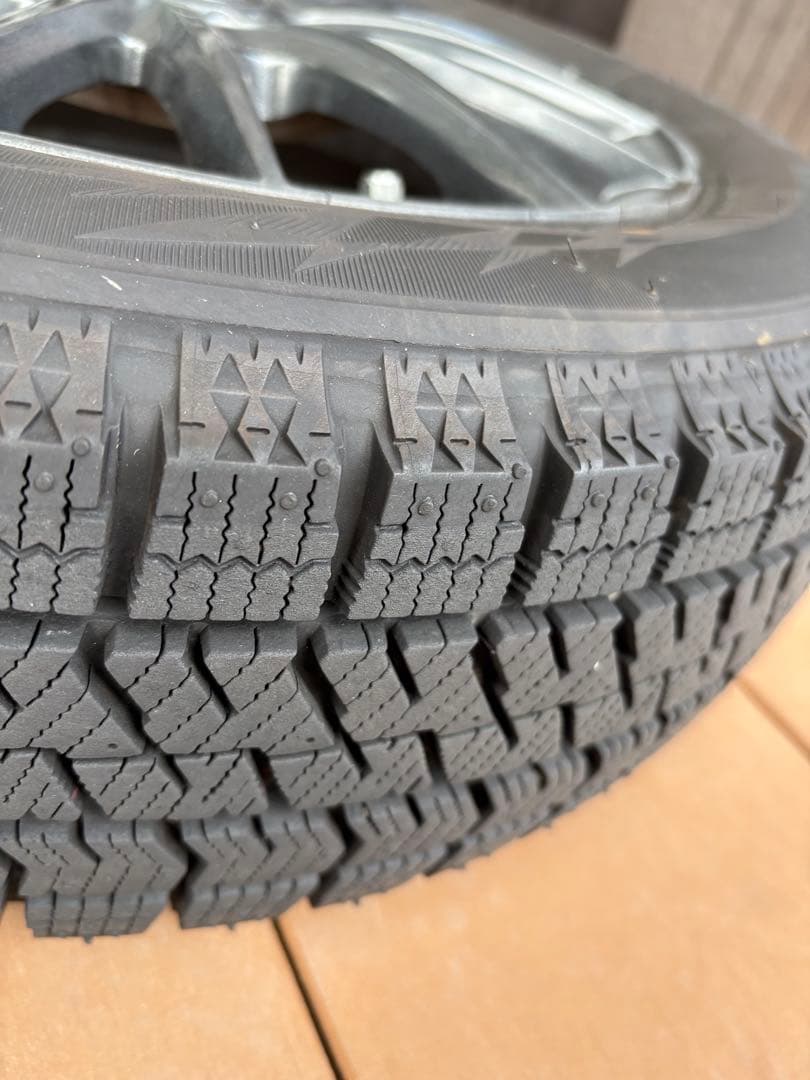 山口県手渡可-ブリヂストンタイヤVRX2 155/65R14 75Q ホイール付