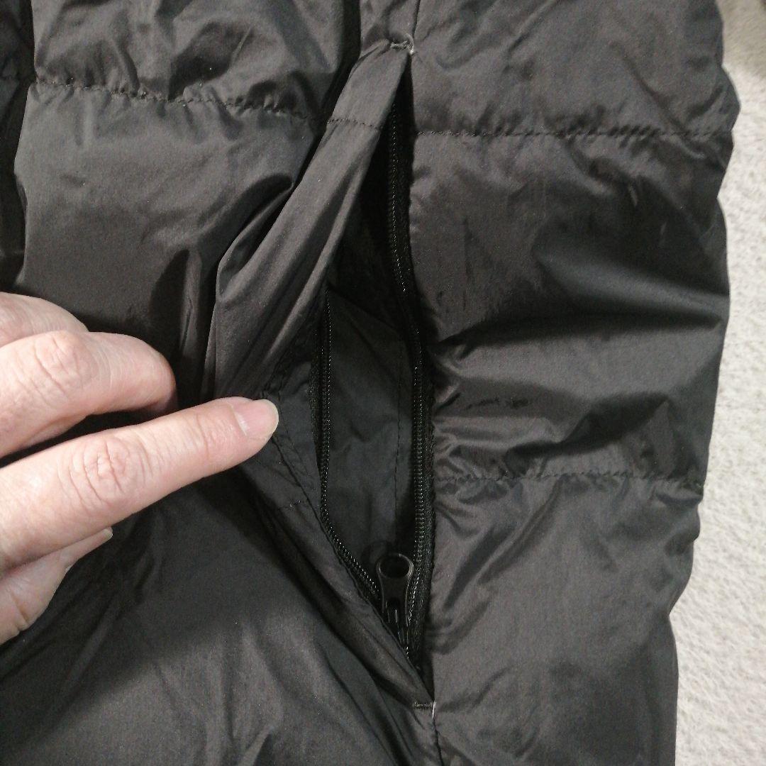 ユニクロ　ウルトラライトダウンフーデッドコート　ブラック　Ｌ