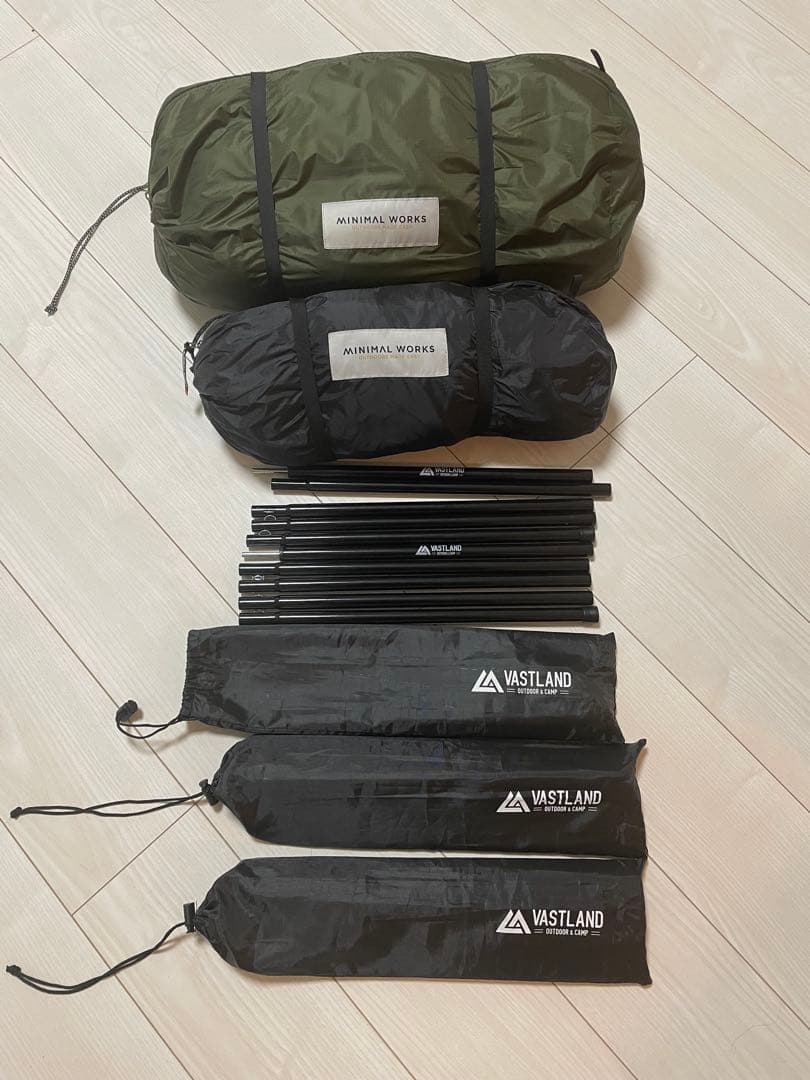 MINIMAL WORKS ジャックシェルタープラス　インナーテントポールセット